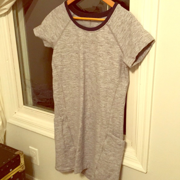 lululemon athletica Dresses & Skirts - Lululemon sweatshirt dress size 6